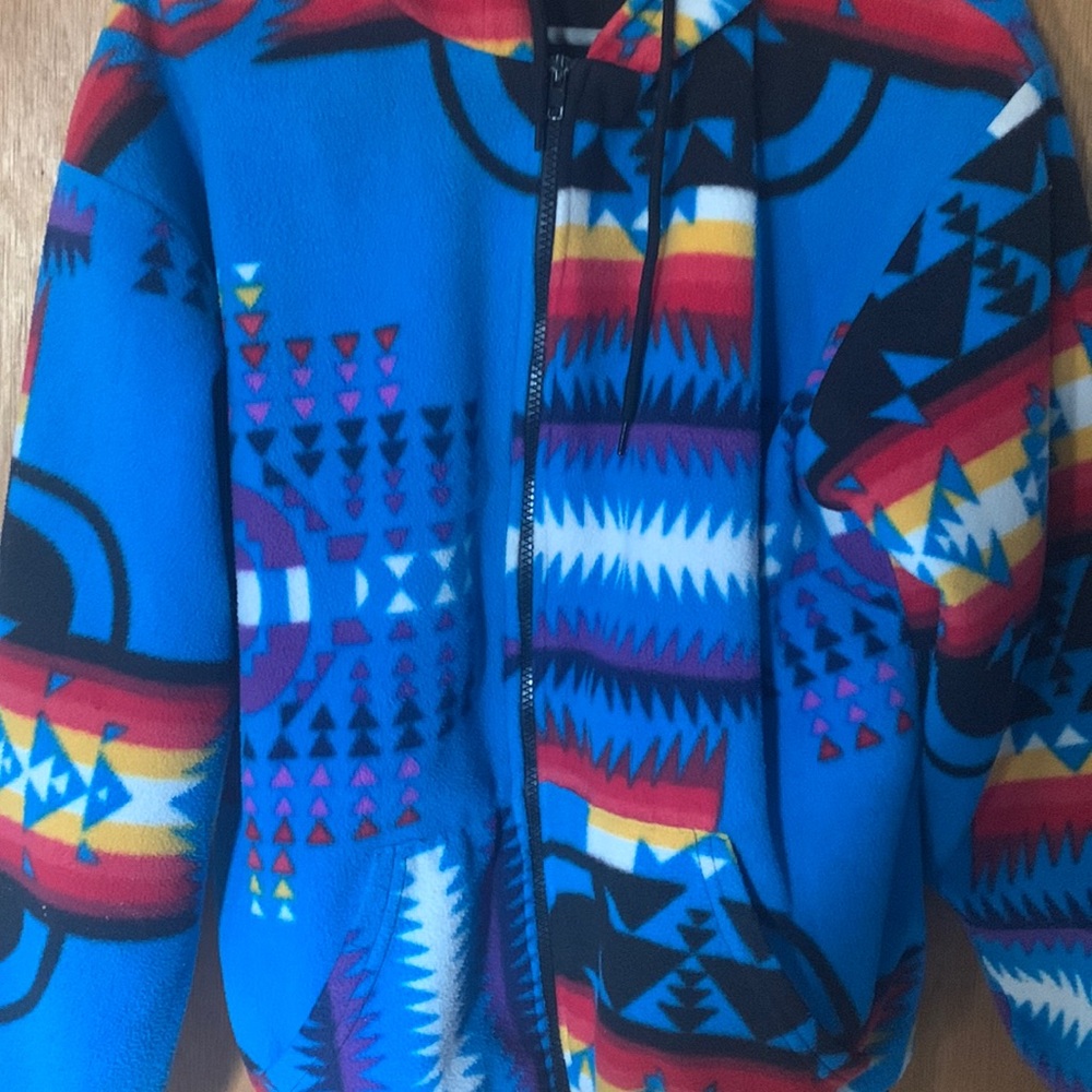 SOLD-Native american Aztec southwestern zip up